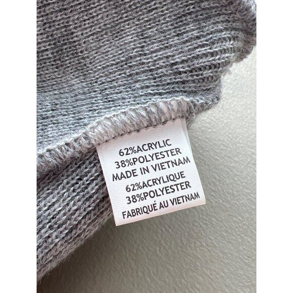 Beechfield BOS Embroidered Beanie Hat Unisex OS Boston Hockey Gray College Knit - Picture 4 of 6